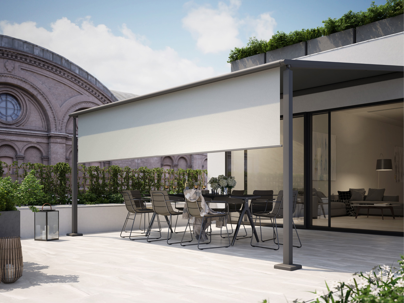 Pergola Terrassenüberdachung